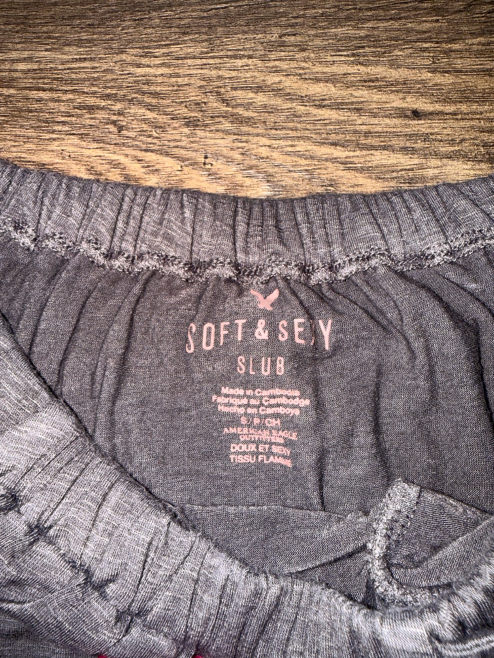 Gray Off-Shoulder Ruffle Button-Front Blouse - Picture 3 of 3